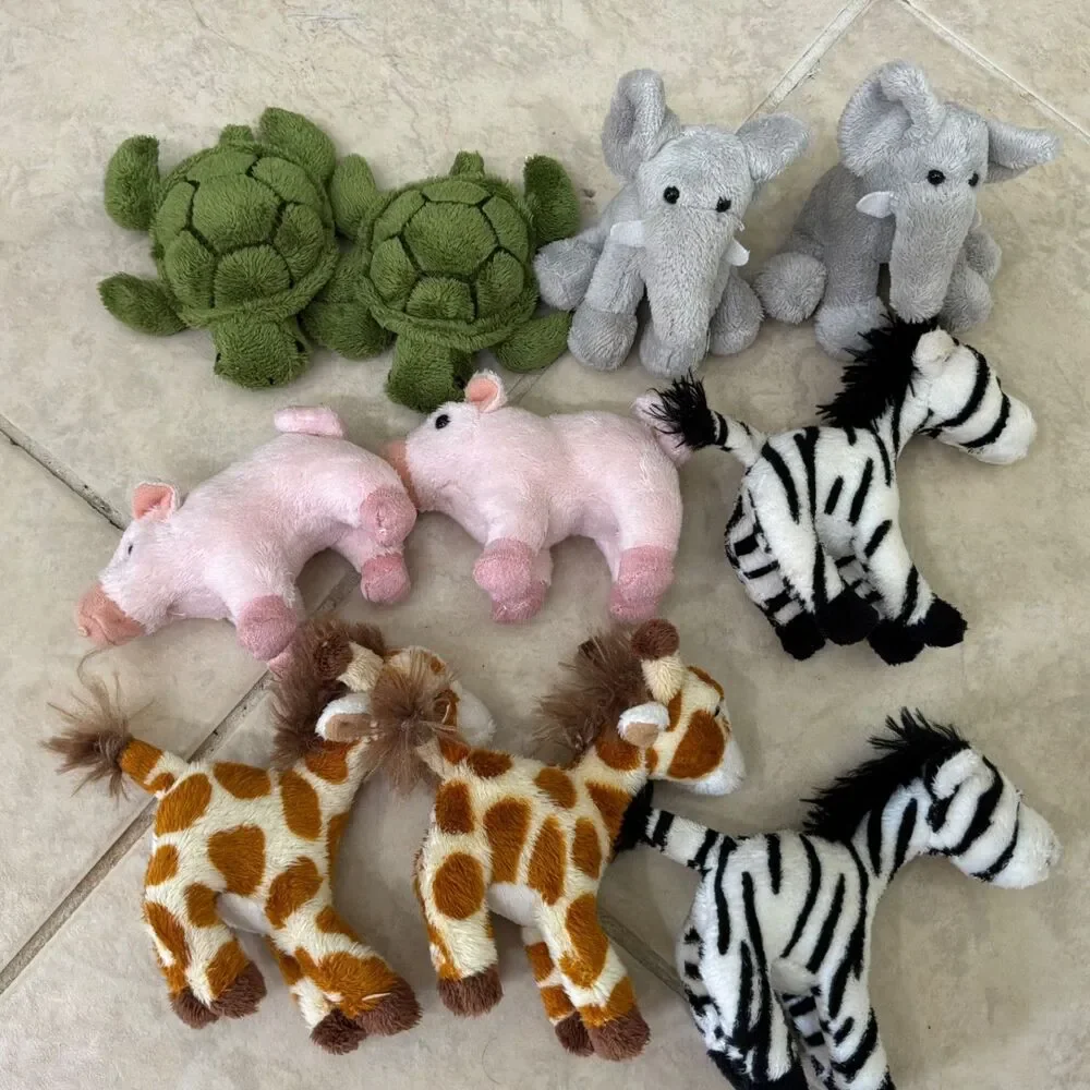 FAO Schwarz soft Noah's Ark & 10 Plush Toy Stuffed Animals Toy R Us